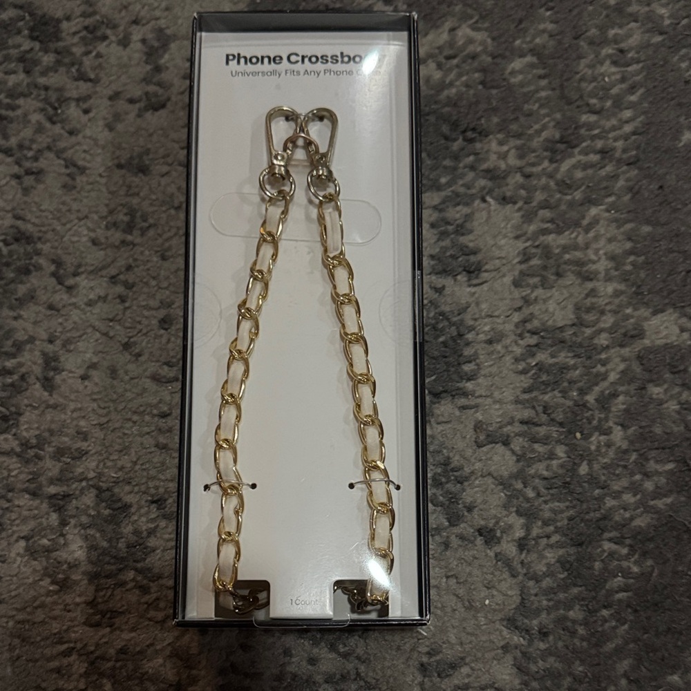 Gold Chain Phone Crossbody